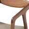 Baxton Studio Harland Mid-Century Modern Grey Faux Leather Upholstered and 2-Piece Wood Dining Chair Set Set of 2 188-11680-ZORO - alternate 5